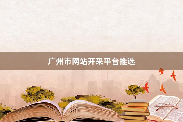 广州市网站开采平台推选